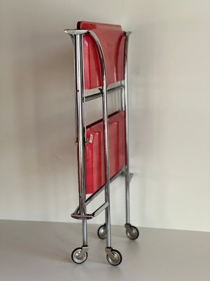 Mid-Century Dinette Foldable Serving Trolley, 1950s-ALG-1417630