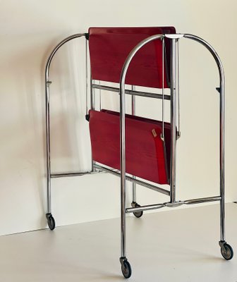 Mid-Century Dinette Foldable Serving Trolley, 1950s-ALG-1417630