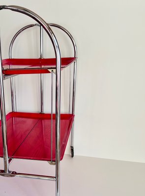 Mid-Century Dinette Foldable Serving Trolley, 1950s-ALG-1417630