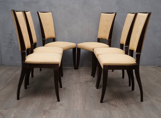 Mid-Century Dining Chairs, 1940s, Set of 6-UH-637567