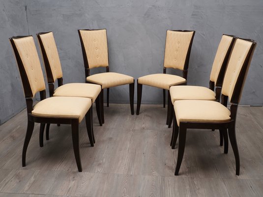 Mid-Century Dining Chairs, 1940s, Set of 6-UH-637567