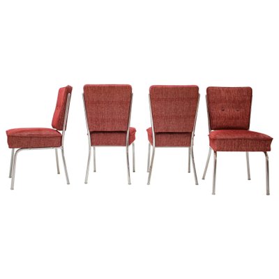 Mid-Century Dining Chairs, 1960s, Set of 4-TZ-938761