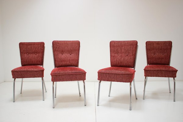 Mid-Century Dining Chairs, 1960s, Set of 4-TZ-938761