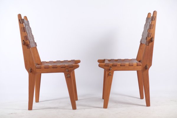 Mid-Century Dining Chairs by Angel I. Pazmino, Set of 2-CIP-568305