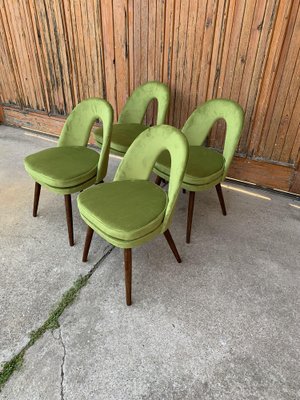 Mid-Century Dining Chairs by Antonín Šuman for Tatra Nábytok, 1960s, Set of 4-OXJ-1284349