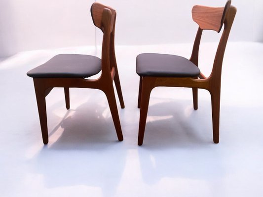 Mid-Century Dining Chairs by Schienning & Elgaard for Randers Mobelfabrik, 1960s, Set of 4-PYR-2032474