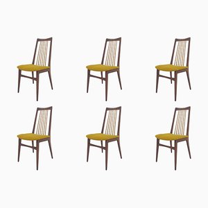 Mid-Century Dining Chairs, Denmark, 1970s, Set of 6-TZ-995992