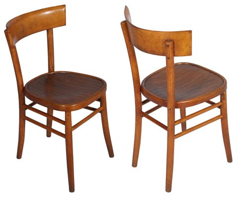 Mid-Century Dining Chairs from ISA Bergamo, 1950s, Set of 6-NJV-889098