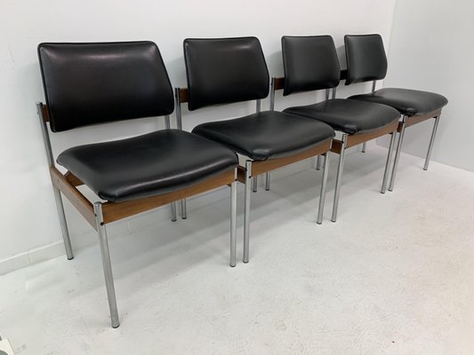 Mid-Century Dining Chairs from Thereca, 1960s, Set of 4-BGP-1082047