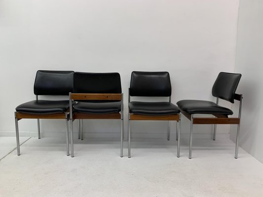 Mid-Century Dining Chairs from Thereca, 1960s, Set of 4-BGP-1082047