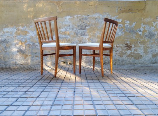 Mid-Century Dining Chairs in Pine by Carl Malmsten, Sweden, 1940s, Set of 4-UYK-1016968