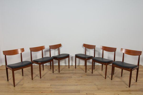 Mid-Century Dining Chairs in Teak by Ib Kofod Larsen for G-Plan, Great Britain, 1960s, Set of 6-NIT-2024562