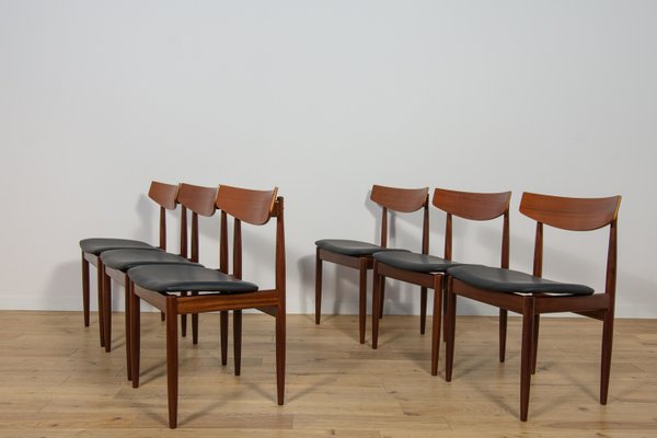 Mid-Century Dining Chairs in Teak by Ib Kofod Larsen for G-Plan, Great Britain, 1960s, Set of 6-NIT-2024562