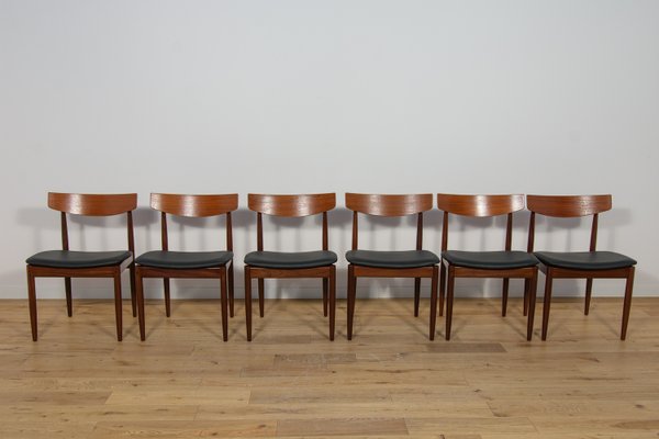 Mid-Century Dining Chairs in Teak by Ib Kofod Larsen for G-Plan, Great Britain, 1960s, Set of 6-NIT-2024562