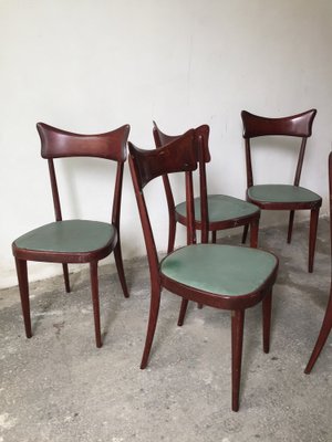 Mid-Century Dining Chairs in the Style of Ico Parisi, Set of 6-GGK-654086