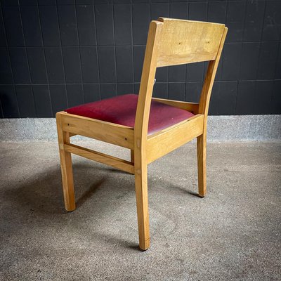 Mid-Century Dining Room Chair in Skai Leather, 1950s-IA-1741928