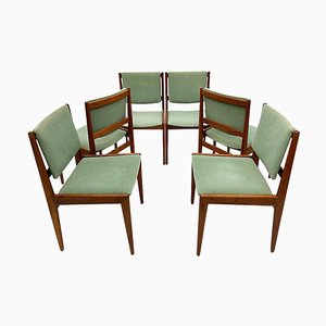 Mid-Century Dining Room Chairs in Teak, Set of 6-UCH-1329885