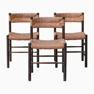 Mid-Century Dordogne Dining Chairs attribted to Charlotte Perriand, Set of 3-JRP-1755149