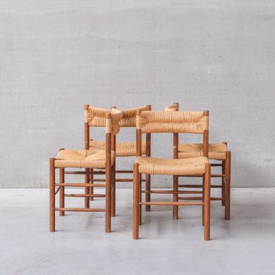 Mid-Century Dordogne Dining Chairs by Charlotte Perriand, Set of 4-JRP-1750381