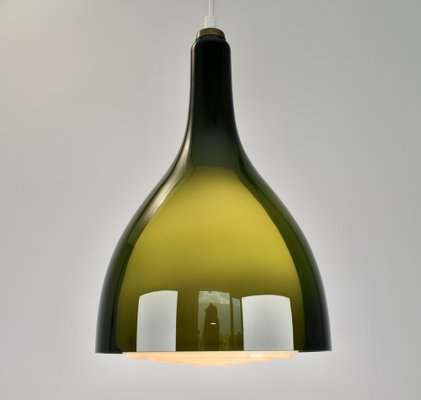 Mid-Century Double Glass Pendant Light in the style of Fog and Mørup-HJP-1699862