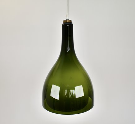 Mid-Century Double Glass Pendant Light in the style of Fog and Mørup-HJP-1699862