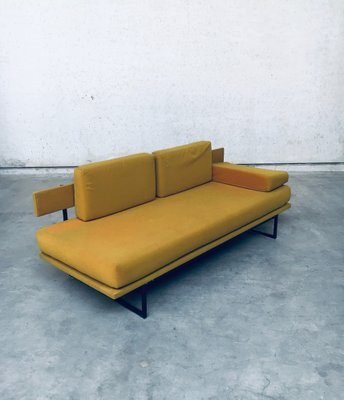 Mid-Century Dutch 3 Seat Sofa Daybed, 1960s-RQV-1336870