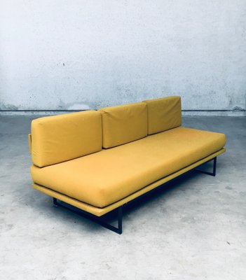 Mid-Century Dutch 3 Seat Sofa Daybed, 1960s-RQV-1336870