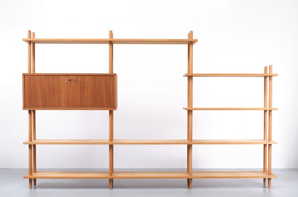 Mid-Century Dutch Cabinet Stokkenkast Wall Unit by Willem Lutjens for Stokke, 1960s-GCG-1718379