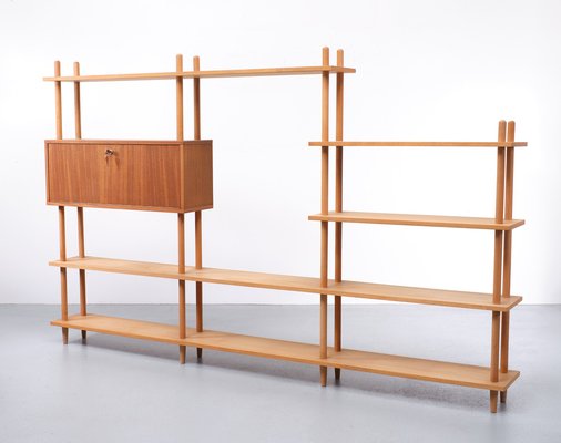 Mid-Century Dutch Cabinet Stokkenkast Wall Unit by Willem Lutjens for Stokke, 1960s-GCG-1718379