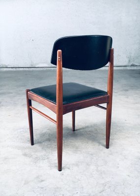 Mid-Century Dutch Design Dining Chairs, 1960s, Set of 4-RQV-1823479