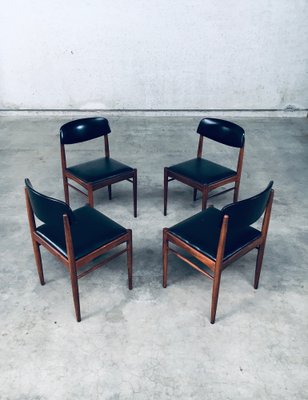 Mid-Century Dutch Design Dining Chairs, 1960s, Set of 4-RQV-1823479