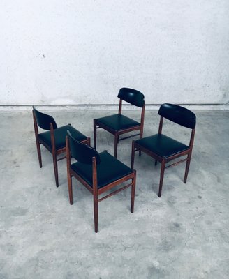 Mid-Century Dutch Design Dining Chairs, 1960s, Set of 4-RQV-1823479