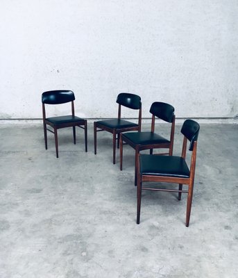 Mid-Century Dutch Design Dining Chairs, 1960s, Set of 4-RQV-1823479