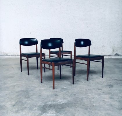 Mid-Century Dutch Design Dining Chairs, 1960s, Set of 4-RQV-1823479