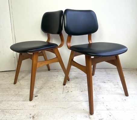 Mid-Century Dutch Dining Chairs from Admis, 1960s, Set of 2-WZZ-1152644