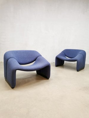 Mid-Century Dutch F598 Groovy M Easy Chair by Pierre Paulin for Artifort, 1970s-BW-1263002