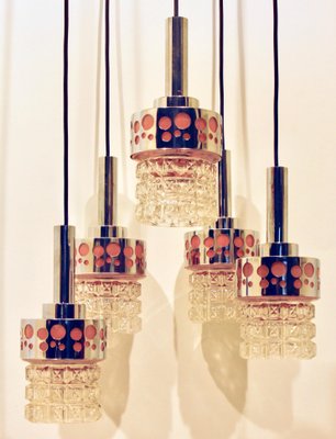 Mid-Century Dutch Orange Pendant Lamp, 1965-MJY-1148893