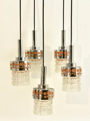 Mid-Century Dutch Orange Pendant Lamp, 1965-MJY-1148893