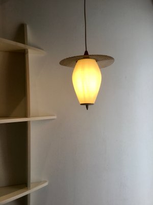 Mid-Century Dutch Pendant Lamp by Mathieu Matégot for Pilastro-SU-576947