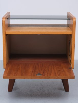 Mid-Century Dutch Teak Nightstands, 1960s, Set of 2-GCG-1240759