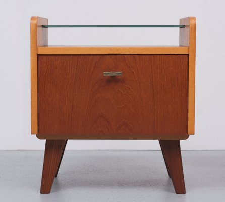 Mid-Century Dutch Teak Nightstands, 1960s, Set of 2-GCG-1240759