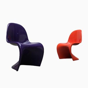 Mid-Century Early Panton Side Chairs by Verner Panton for Herman Miller, 1960s, Set of 2-UAH-857495