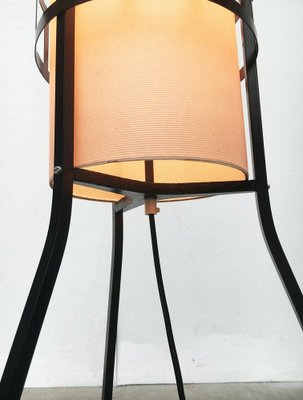 Mid-Century Eastern German GDR Rocket Tripod Floor Lamp from Leuchtenbau Saller, 1960s-UAH-1725493