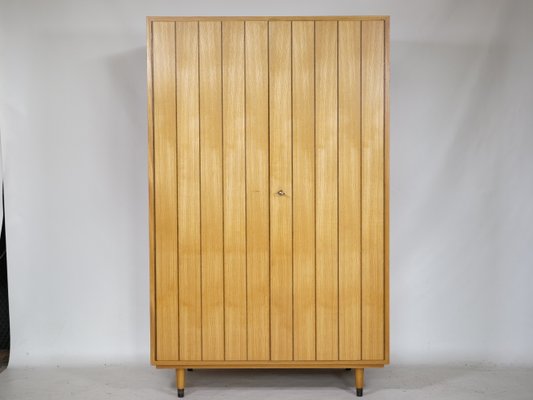 Mid-Century Elm Wardrobe by Erich Stratmann for Dinge Möbel, 1960s-LVS-2040594