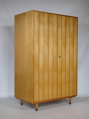 Mid-Century Elm Wardrobe by Erich Stratmann for Dinge Möbel, 1960s-LVS-2040594