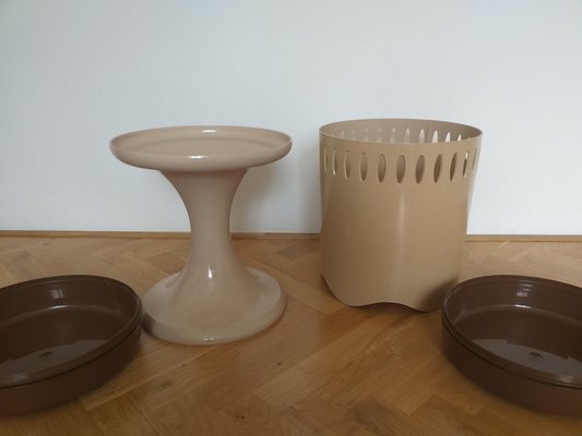 Mid-Century Emsa Stools, West Germany, 1970s, Set of 2-TZ-1073273