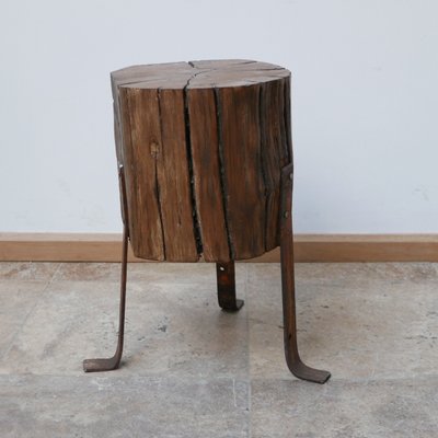 Mid-Century English Stump Side Table-JRP-1081741