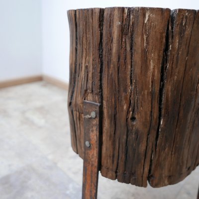 Mid-Century English Stump Side Table-JRP-1081741