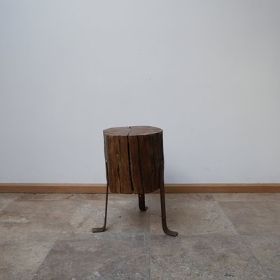 Mid-Century English Stump Side Table-JRP-1081741