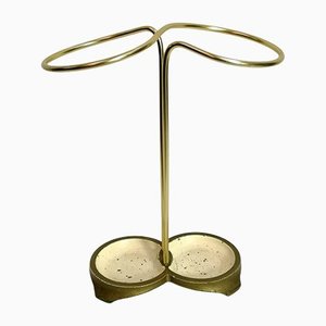 Mid-Century European Modern Brass & Steel Umbrella Stand, 1970s-UWE-1180503